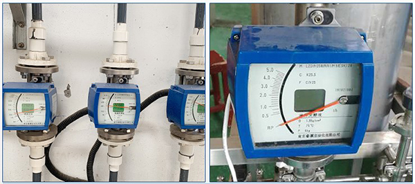 磁性浮子流量計(jì)現(xiàn)場安裝使用圖
