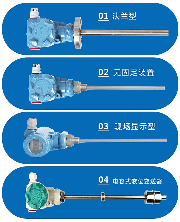 干簧管式浮球液位計分類圖