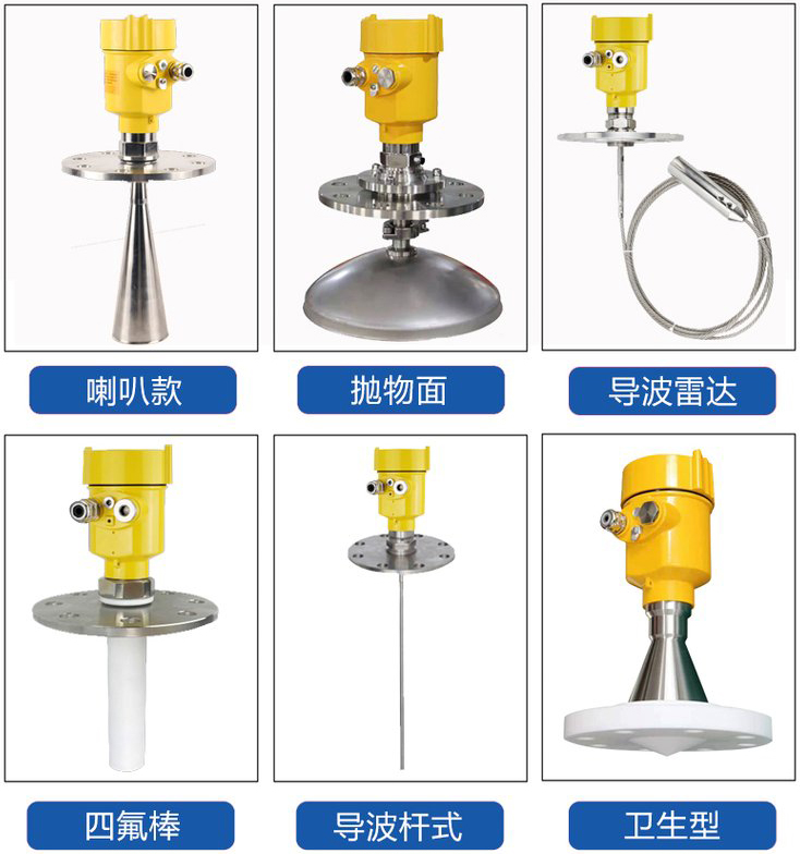 智能雷達液位計產品分類圖