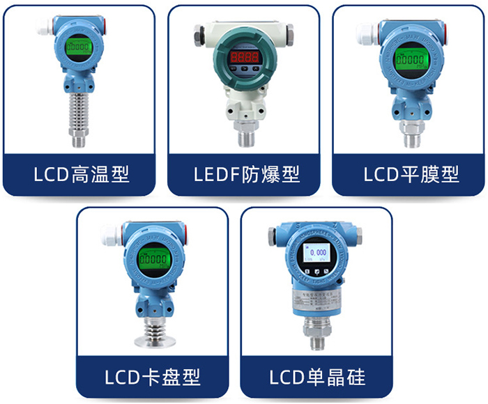 防腐型壓力變送器產品分類圖