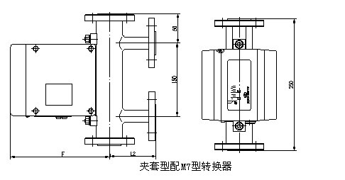 防爆型轉(zhuǎn)子流量計外形尺寸圖